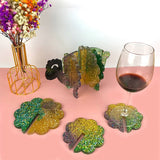Animal Sheep Coaster Silicone Mold Set Tea Water Coaster Resin Mold