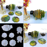 Animal Sheep Coaster Silicone Mold Set Tea Water Coaster Resin Mold
