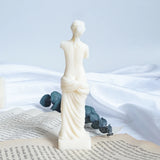 DIY Body Candle Crystal Epoxy Resin Mold Fragrance Goddess Wax Silicone Mould