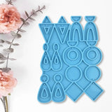 DIY Art Crafts Ear Studs Casting Mold Earrings Silicone Mold