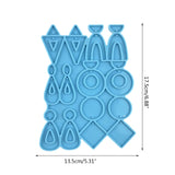 DIY Art Crafts Ear Studs Casting Mold Earrings Silicone Mold