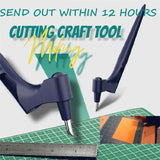 DIY Art Cutting Tool Craft Cutting Kinfe with 360 Steel Rotating Blade
