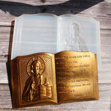 DIY 3D Bible Culture Relief Book Silicone Mold Mixed Style