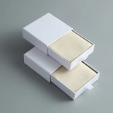 Beige Microfiber Velvet Jewelry Bags for Party Decoration