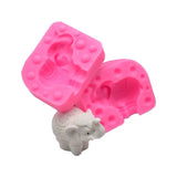 Elephant Model Silicone Mold for Baking and Cake Decoration