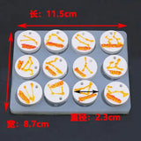 12 Constellation Silicone Mould for Cake Chocolate Fondant Clay DIY Baking
