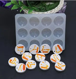 12 Constellation Silicone Mould for Cake Chocolate Fondant Clay DIY Baking
