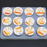 12 Constellation Silicone Mould for Cake Chocolate Fondant Clay DIY Baking