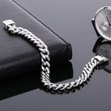 DIY Bangle Charms Bracelets Ancient Silver Punk Buddha Bracelet