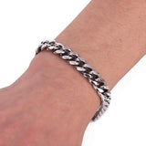 DIY Bangle Charms Bracelets Ancient Silver Punk Buddha Bracelet