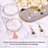 Adjustable Bangle Making Kit with Charms & Alphabet Beads