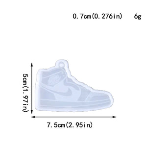 Basketball Shoes Keychain Silicone Mold for Resin Crafting