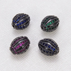 DIY Football Charms Colorful Beads Bracelet Necklace Handicraft Items