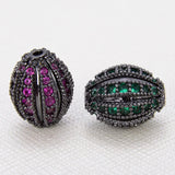 DIY Football Charms Colorful Beads Bracelet Necklace Handicraft Items