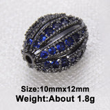 DIY Football Charms Colorful Beads Bracelet Necklace Handicraft Items