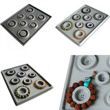 DIY Bead Board Bracelet Beading Tray Necklace Craft Jewelry Meter Panel