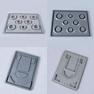 DIY Bead Board Bracelet Beading Tray Necklace Craft Jewelry Meter Panel