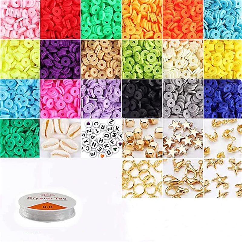 DIY Beaded Bracelet Earrings Necklace Accessory Set