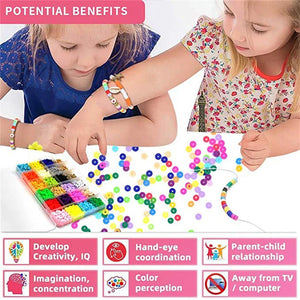 DIY Beaded Bracelet Earrings Necklace Accessory Set