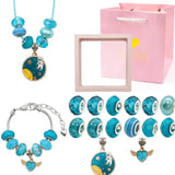 DIY Beaded Bracelet Kit for Girls Acrylic Beads Charms Necklace Finding