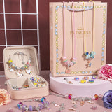DIY Beaded Bracelet Set for Girls with Storage Box - Acrylic European Beads Kit