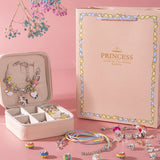 DIY Beaded Bracelet Set for Girls with Storage Box - Acrylic European Beads Kit