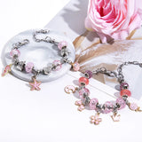 DIY Beaded Bracelet Set and Storage Box for Girls Gift
