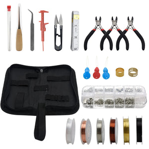 DIY Beading Tools Rings Pliers Portable Repair Kit