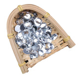 Crystal Clear Flatback Oval Acrylic Beads Sew On 8X10mm - 18x25mm