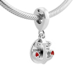 Sterling Silver Anchor of Love Charm for Bracelets