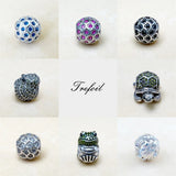 DIY Beads Koi Fish Charm 5mm Silver Jewelry Gift