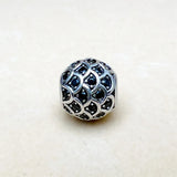 DIY Beads Koi Fish Charm 5mm Silver Jewelry Gift