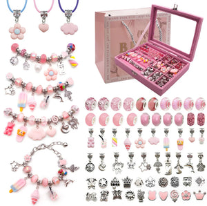 Acrylic Beads Bracelet Kit Large Hole Beads Jewelry Making Set