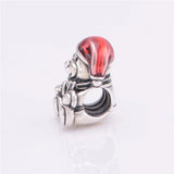 DIY Beads Christmas Bear Charm Fits Silver Bracelets For Woman