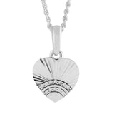 Sterling Silver DIY Beads Fan Love Necklace Pendant
