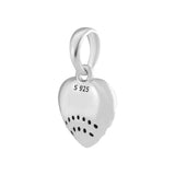 Sterling Silver DIY Beads Fan Love Necklace Pendant