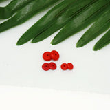 Red Flat Cinnabar Beads Spacer Beads Wholesales