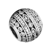 DIY Beads Glittering Shapes Charm Clear CZ Hot Jewelry 925