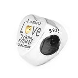 Heart of the Family Charm Fits 925 Silver Bracelets