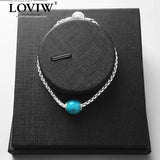 Howlite Charm Bead Silver-Plate Jewelry Gift For Women