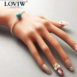 Howlite Charm Bead Silver-Plate Jewelry Gift For Women