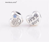 DIY It's a Girl/Boy Charm Fits Silver Bracelets Sterling Silver Jewelry Beads