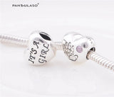 DIY It's a Girl/Boy Charm Fits Silver Bracelets Sterling Silver Jewelry Beads