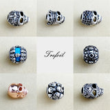 DIY Maori Skulls Beads 925 Silver Jewelry Punk Gift For Women Men