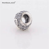 DIY Beads Pave Heart Charms Fits Silver Bracelets Sterling Silver Jewelry