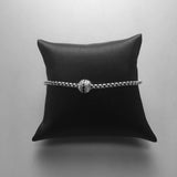 925 Sterling Silver Skull King Bead Charm