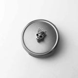 925 Sterling Silver Skull King Bead Charm