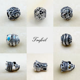 DIY Beads Snake Spider Scorpion Charm Fashion Silver Jewelry Gift