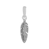 Sterling Silver Spiritual Feather Necklace Pendant DIY Beads