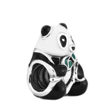 Sweet Panda Charm Enamel Beads for 925 Silver Bracelets